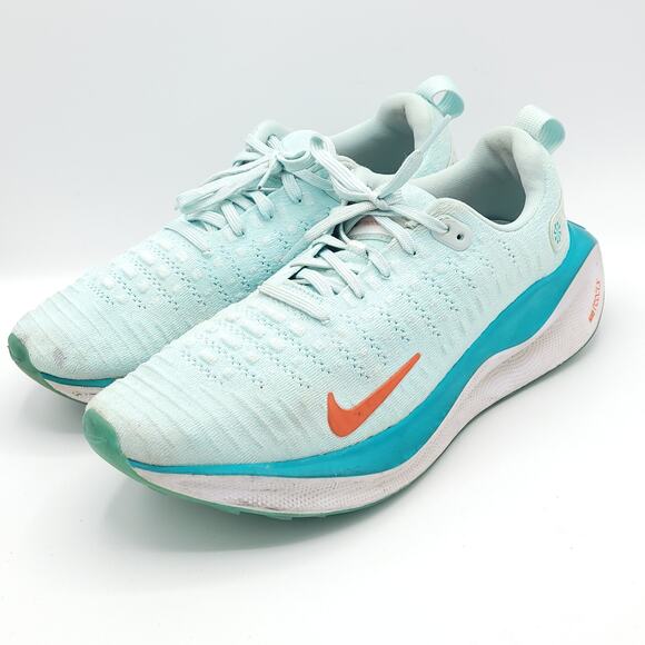 NIKE REACTX INFINITY RUN 4 Teal JADE ICE Running DR2670-300 women's size 10 - Picture 1 of 10